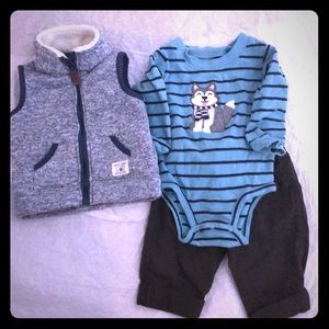 Carters boy set 9 months